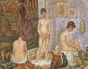 Georges Seurat The Models Spain oil painting artist